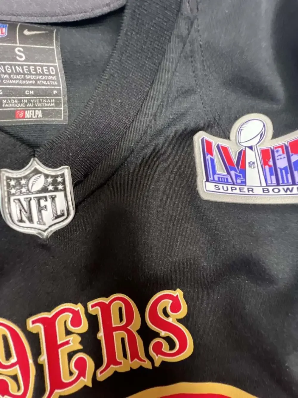 Nike Youth San Francisco 49ers Nick Bosa #97 Super Bowl Game Jersey